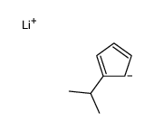 lithium,5-propan-2-ylcyclopenta-1,3-diene Structure