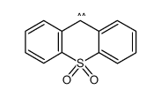 thioxanthenylidene S,S-dioxide结构式