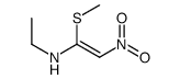 N-ethyl-1-methylsulfanyl-2-nitroethenamine Structure