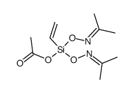 Acetoxy-bis-(acetonoximoxy)-vinylsilan结构式