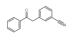 2-(3-氰基苯基)苯乙酮结构式