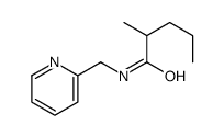 2-methyl-N-(pyridin-2-ylmethyl)pentanamide结构式