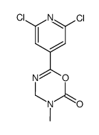 6-(2,6-dichloro-pyridin-4-yl)-3-methyl-3,4-dihydro-[1,3,5]oxadiazin-2-one Structure