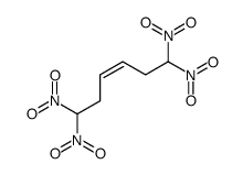 1,1,6,6-tetranitrohex-3-ene结构式