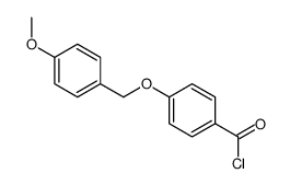 4-[(4-methoxyphenyl)methoxy]benzoyl chloride Structure