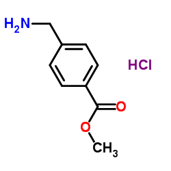 Methyl4-(aminomethyl)benzoatehydrochloride Structure