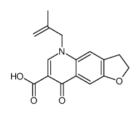 5-(2-methyl-allyl)-8-oxo-2,3,5,8-tetrahydro-furo[2,3-g]quinoline-7-carboxylic acid Structure