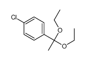 1-chloro-4-(1,1-diethoxyethyl)benzene结构式