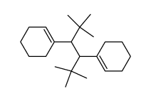 meso-3,4-Di(1-cyclohexen-1-yl)-2,2,5,5-tetramethylhexan Structure