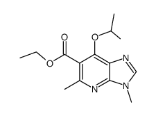 7-isopropoxy-3,5-dimethyl-3H-imidazo[4,5-b]pyridine-6-carboxylic acid ethyl ester Structure