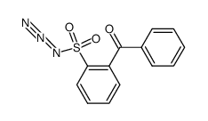 2-benzoyl-benzenesulfonyl azide结构式