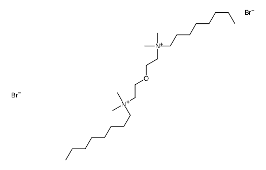 2-[2-[dimethyl(octyl)azaniumyl]ethoxy]ethyl-dimethyl-octylazanium,dibromide结构式