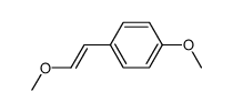 (E)-1-(p-Methoxyphenyl)-2-methoxyethylene Structure