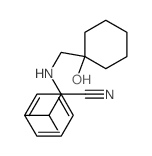 3-hydroxy-2-[(1-hydroxycyclohexyl)methylamino]-3-phenyl-propanenitrile Structure