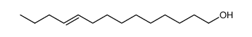 (E)-10-tetradecene-1-ol Structure