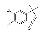 1,2-dichloro-4-(2-isocyanatopropan-2-yl)benzene结构式