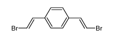 (E,E)-1,4-bis(β-bromovinyl)benzene结构式