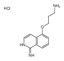 5-(3-aminopropoxy)isoquinolin-1-amine,hydrochloride Structure