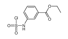 ethyl 3-(chlorosulfonylamino)benzoate Structure
