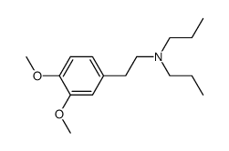 N,N-di-(n-propyl)-3,4-dimethoxyphenethylamine Structure