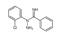 N-amino-N-(2-chlorophenyl)benzenecarboximidamide Structure