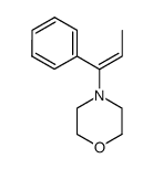 4-(1-phenyl-propenyl)-morpholine Structure