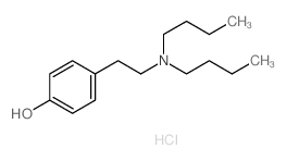 4-[2-(dibutylamino)ethyl]phenol结构式