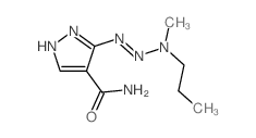 (3Z)-3-[(methyl-propyl-amino)hydrazinylidene]pyrazole-4-carboxamide Structure