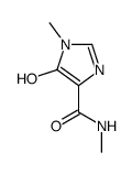 5-羟基-n,1-二甲基-1H-咪唑-4-羧酰胺结构式