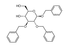 benzyl 2,3-di-O-benzyl-β-D-glucopyranoside Structure