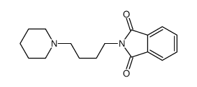 2-(4-piperidin-1-ylbutyl)isoindole-1,3-dione结构式
