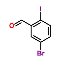 5-Bromo-2-iodobenzaldehyde structure