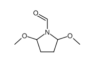 1-Pyrrolidinecarboxaldehyde, 2,5-dimethoxy- (9CI) Structure