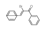 1,3-二苯基-2-溴-2-丙烯-1-酮结构式