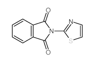 1H-Isoindole-1,3(2H)-dione,2-(2-thiazolyl)- Structure