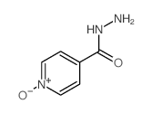 4-(hydrazinecarbonyl)pyridin-1-ium-1-olate Structure