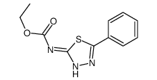 ethyl N-(5-phenyl-1,3,4-thiadiazol-2-yl)carbamate结构式