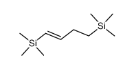 trans-1,4-bis(trimethylsilyl)-1-butene Structure
