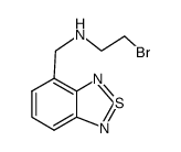 benzo[1,2,5]thiadiazol-4-ylmethyl-(2-bromo-ethyl)-amine Structure