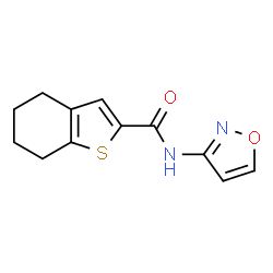 Benzo[b]thiophene-2-carboxamide, 4,5,6,7-tetrahydro-N-3-isoxazolyl- (9CI) Structure