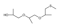 1-[1-Methyl-2-[1-methyl-2-(methylthio)ethoxy]ethoxy]-2-propanol结构式