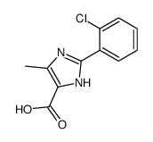 2-(2-chlorophenyl)-5-methyl-1H-imidazole-4-carboxylic acid Structure