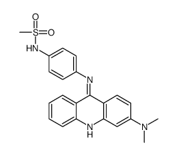 N-[4-[[3-(dimethylamino)acridin-9-yl]amino]phenyl]methanesulfonamide结构式