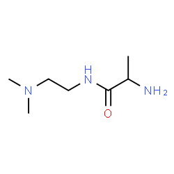 Propanamide, 2-amino-N-[2-(dimethylamino)ethyl]- (9CI) structure