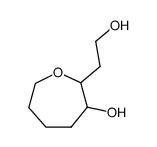 2-Oxepaneethanol, 3-hydroxy- (9CI)结构式