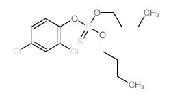 dibutoxy-(2,4-dichlorophenoxy)-sulfanylidene-phosphorane Structure