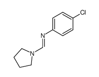N-(4-chlorophenyl)-1-(pyrrolidin-1-yl)methanimine Structure