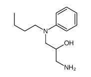 1-amino-3-(N-butylanilino)propan-2-ol结构式