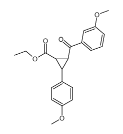 2-(3-Methoxy-benzoyl)-3-(4-methoxy-phenyl)-cyclopropanecarboxylic acid ethyl ester Structure