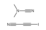 N,N-dimethylcyanamide compound with 3-iodopropiolonitrile (1:1) Structure